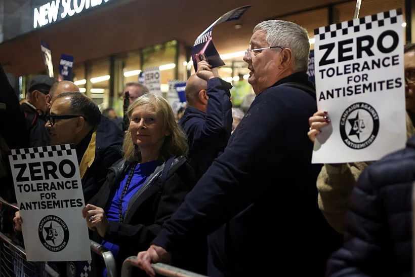 Protest Against The Lack Of Police Action During Pro Palestinian Demonstrations And To Condemn The Increase Of Antisemitic Hate Crimes In London