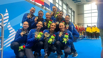 במרחק 10 דקות מאושוויץ: ישראל זכתה בזהב בשחייה אומנותית
