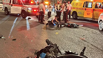 חשד לפגע וברח ברמה"ש: אופנוען נהרג מפגיעת רכב, חשוד נעצר
